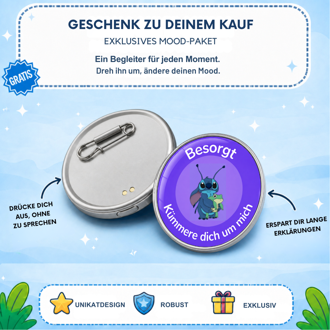 Personalisierbarer Anstecker