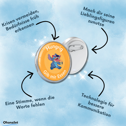 Personalisierbarer Anstecker